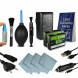 4in1 Power Kit + 2x Akku wie EN-EL14 + Profi Reinigungsset für Nikon D3100 | D3200 | D5100 | D5200 | P7000 | P7100 | P7700-07